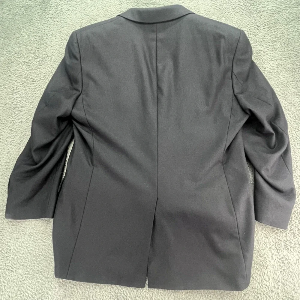 Jos A Bank Mens 43R Charcoal‎ Gray Wool Cashmere Sport Coat Blazer Jacket